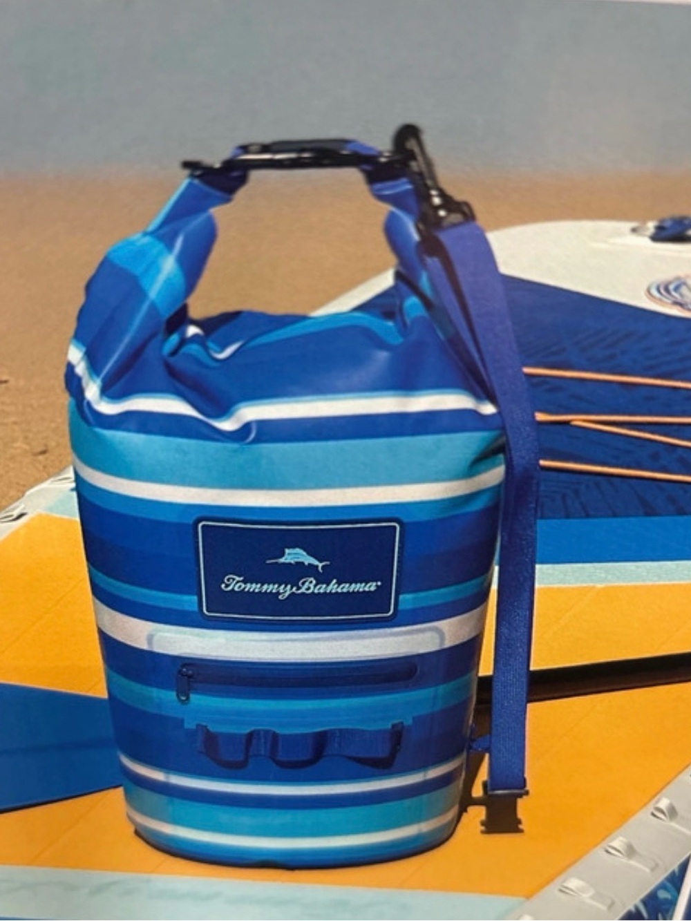 Tommy Bahama Blue Stripe Waterproof Dry Bag -20L